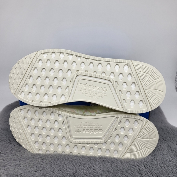 New Adidas NMD_R1 TR 'Off White Solar Green Camo' Men's Running Shoes Size 10 - Picture 7 of 7